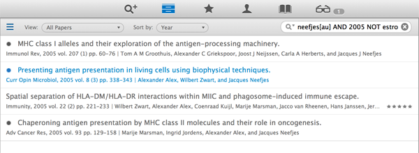 Organise research papers mac